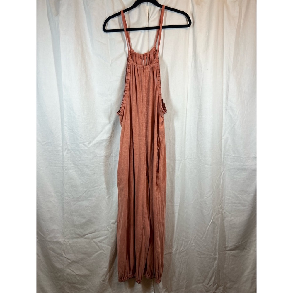 Free People Rust Jumpsuit